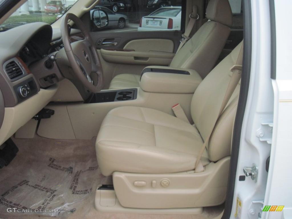 Light Tan Interior 2008 GMC Yukon XL SLT Photo #42118922