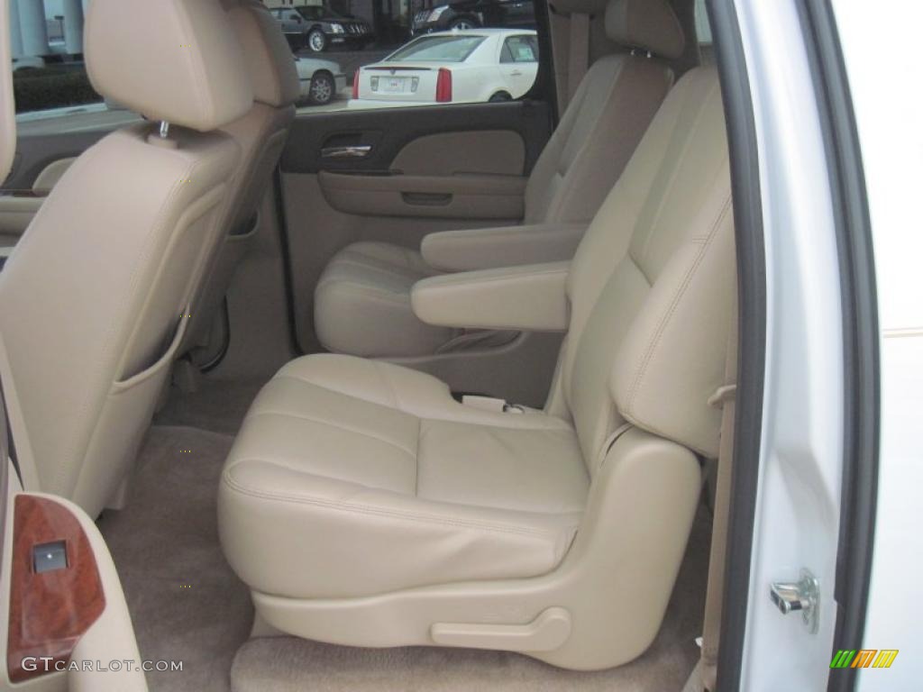 Light Tan Interior 2008 GMC Yukon XL SLT Photo #42118934