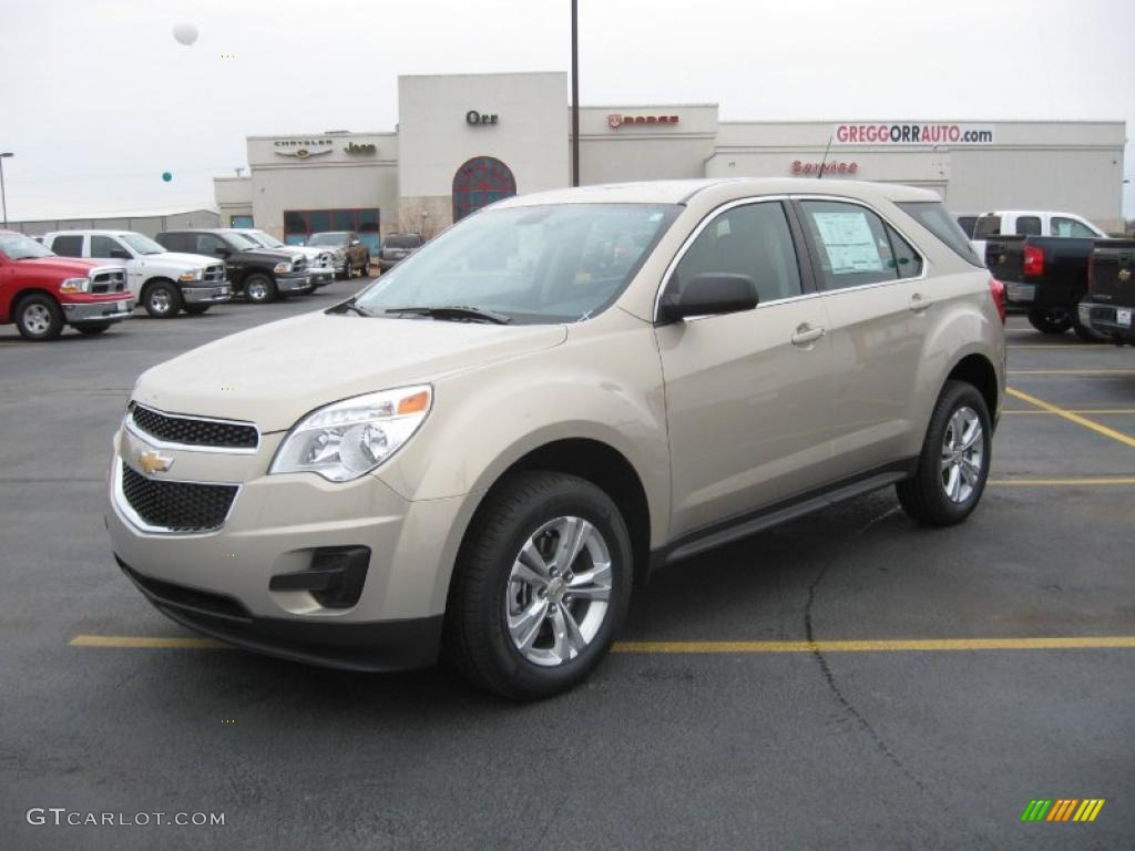 Gold Mist Metallic 2011 Chevrolet Equinox LS Exterior Photo #42121379