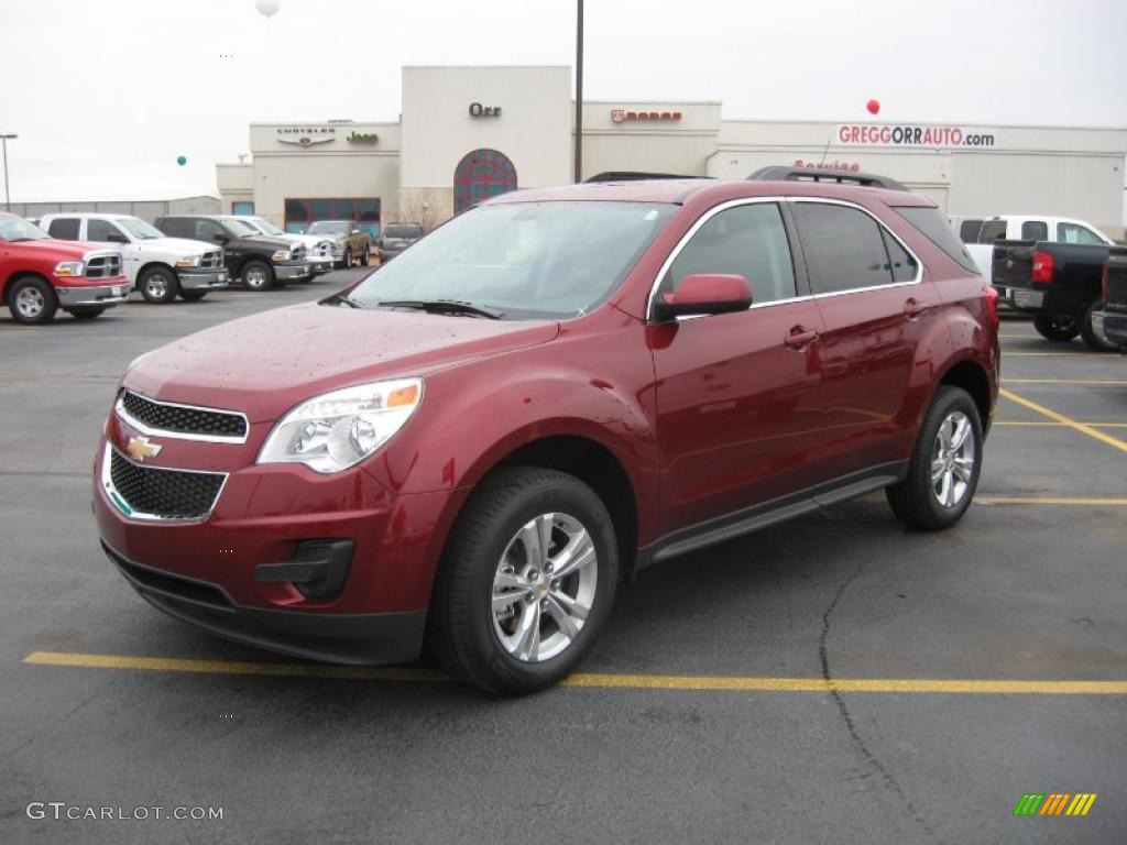 Cardinal Red Metallic 2011 Chevrolet Equinox LT Exterior Photo #42121786