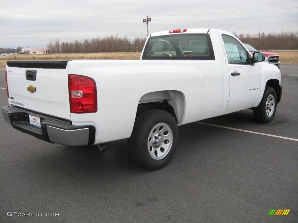 Summit White 2011 Chevrolet Silverado 1500 Regular Cab Exterior Photo #42122406