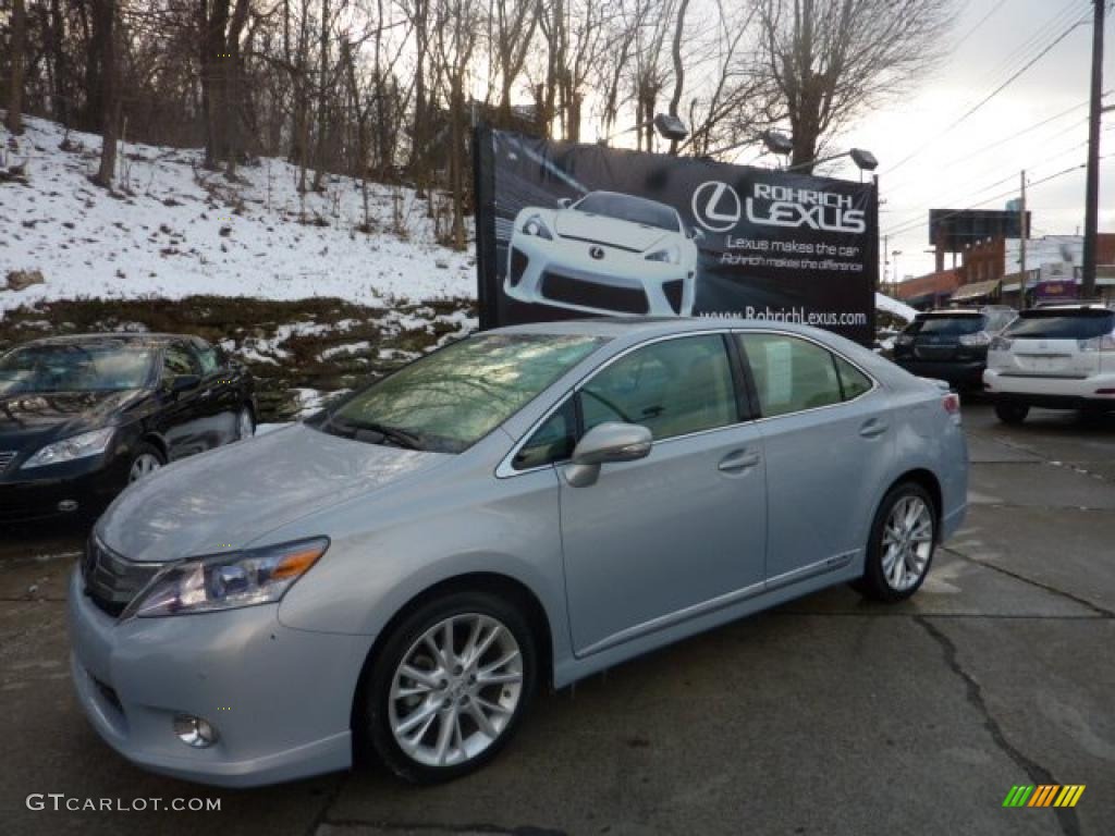 Silver Opal Mica 2010 Lexus HS 250h Hybrid Premium Exterior Photo #42124314