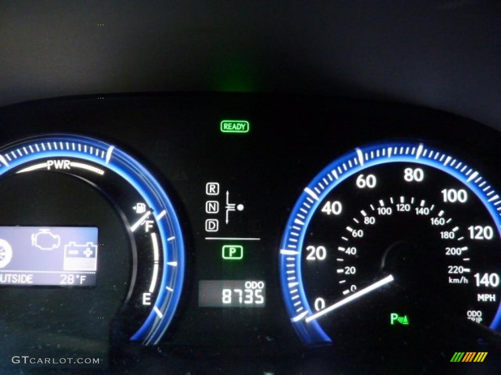 2010 Lexus HS 250h Hybrid Premium Gauges Photo #42124638