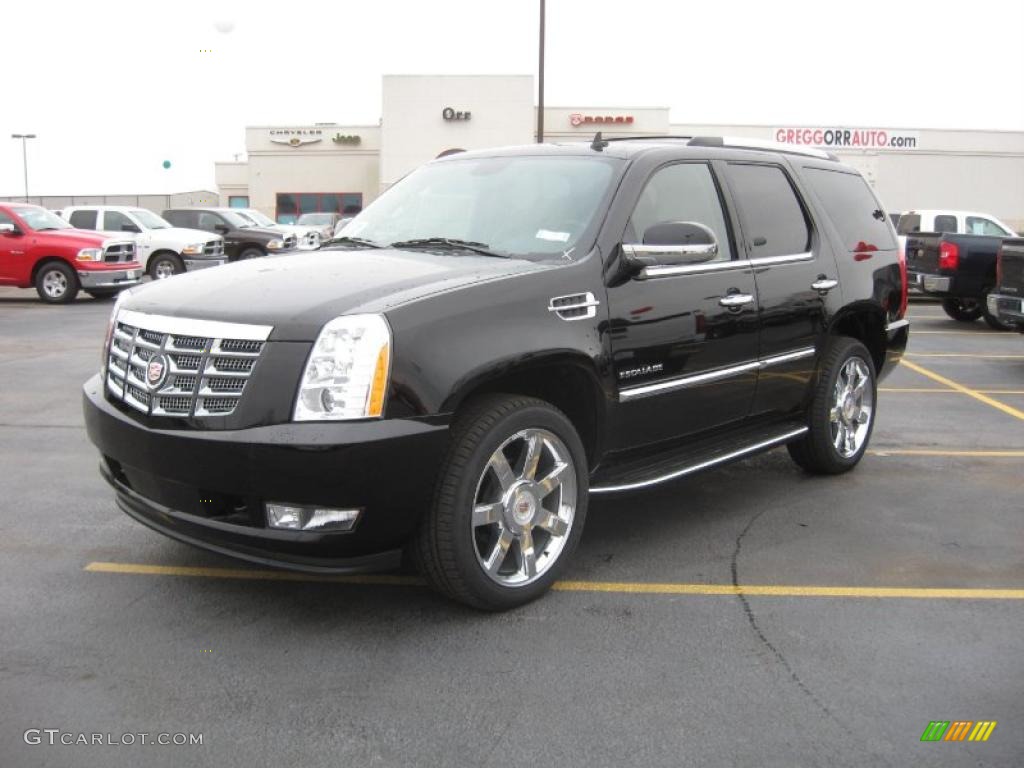 Black Raven 2011 Cadillac Escalade Luxury AWD Exterior Photo #42124934