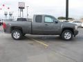 2011 Steel Green Metallic Chevrolet Silverado 1500 LTZ Extended Cab 4x4  photo #4