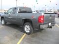 2011 Steel Green Metallic Chevrolet Silverado 1500 LTZ Extended Cab 4x4  photo #7