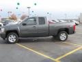 2011 Steel Green Metallic Chevrolet Silverado 1500 LTZ Extended Cab 4x4  photo #8