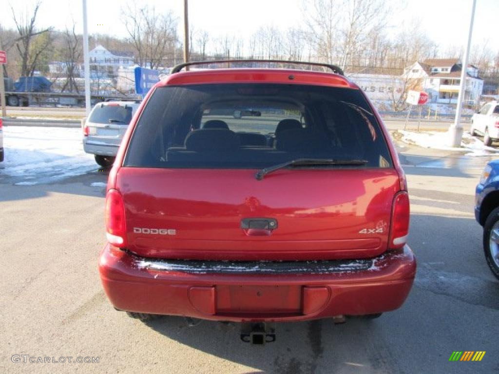 1998 Durango SLT 4x4 - Chili Pepper Red / Gray photo #6