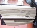 2008 BMW 3 Series Beige Dakota Leather Interior Door Panel Photo