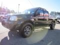 2004 Super Black Nissan Frontier XE V6 Crew Cab 4x4  photo #3