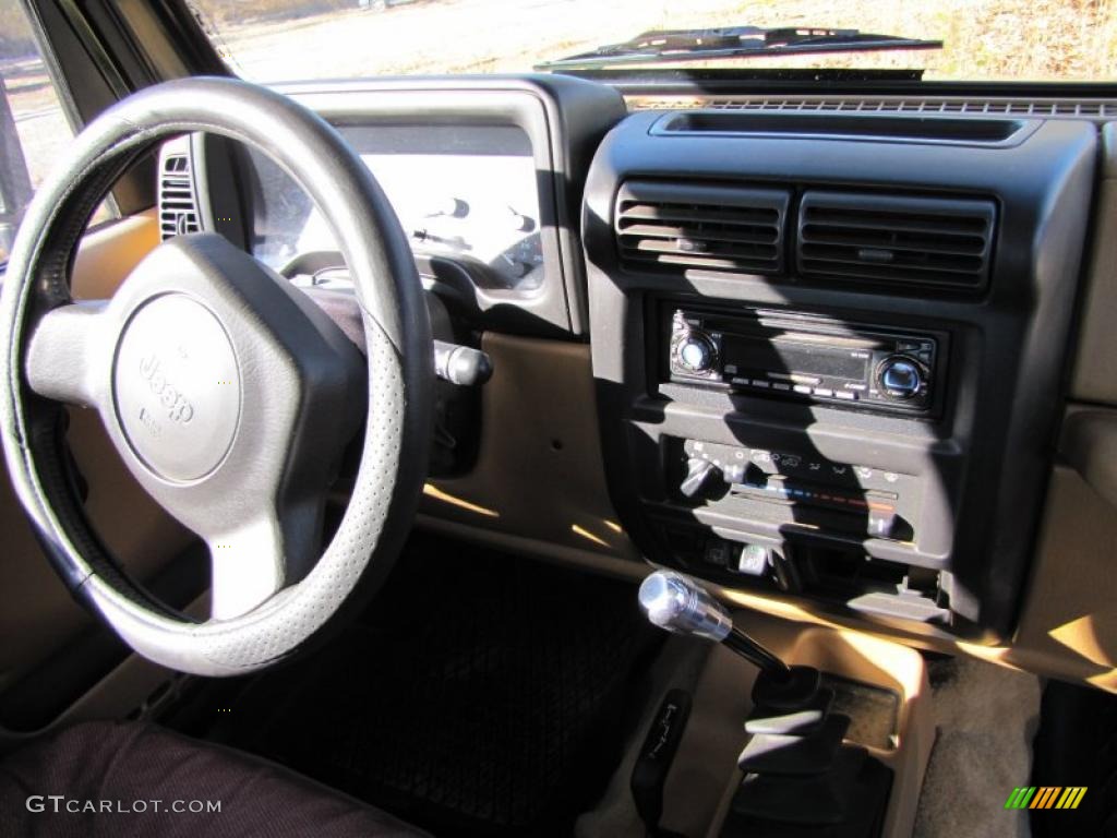 1997 Wrangler Sport 4x4 - Moss Green Pearl / Tan photo #10