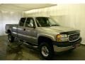 2001 Pewter Metallic GMC Sierra 2500HD SLE Extended Cab 4x4  photo #1