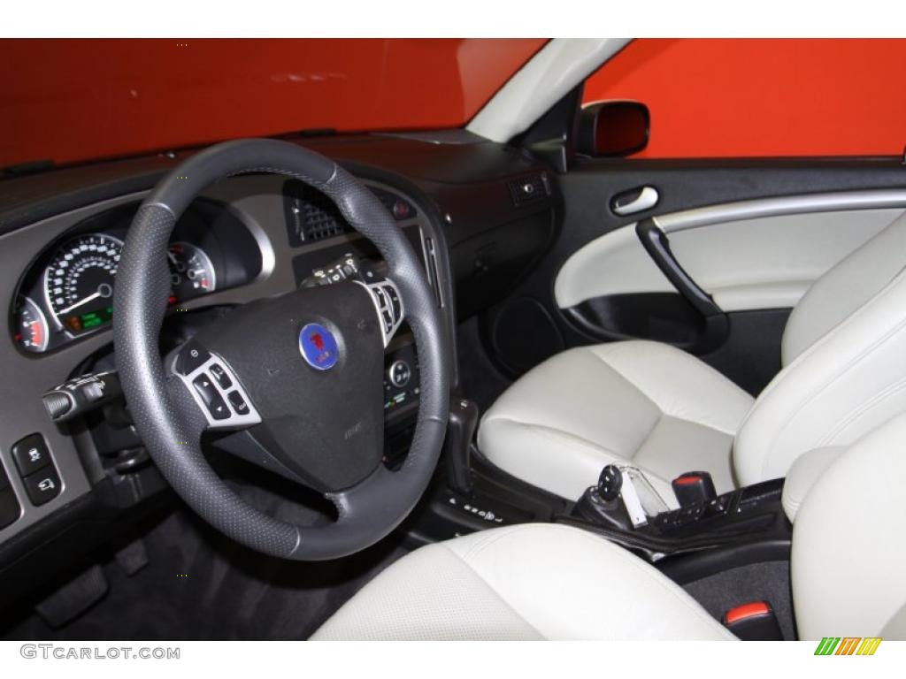Parchment Interior 2008 Saab 9-5 Aero SportCombi Photo #42128538