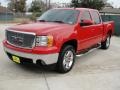 2008 Fire Red GMC Sierra 1500 SLE Crew Cab  photo #6