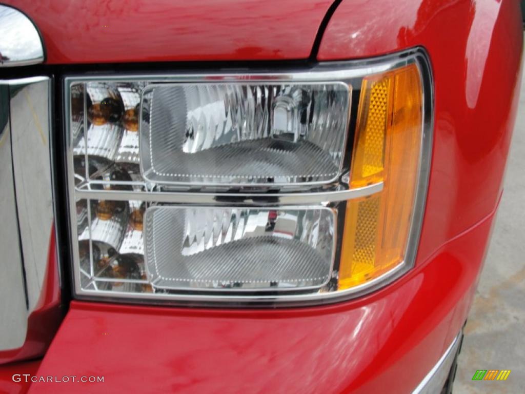 2008 Sierra 1500 SLE Crew Cab - Fire Red / Ebony photo #9