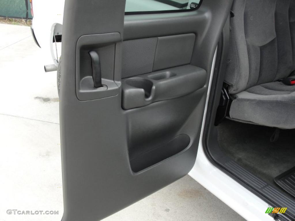 2003 GMC Sierra 1500 SLT Extended Cab Dark Pewter Door Panel Photo #42129680