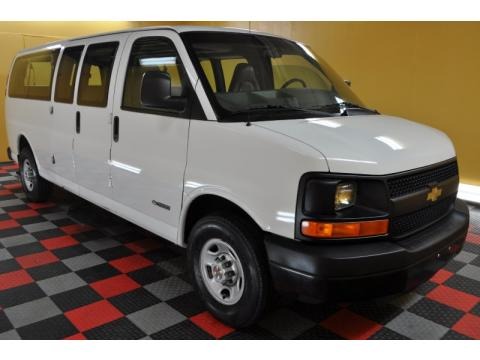 2003 Chevrolet Express 3500 Extended Cargo Van Data, Info and Specs