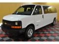Summit White - Express 3500 Extended Cargo Van Photo No. 2