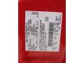 E4: Torch Red 2005 Ford Ranger Edge SuperCab Color Code