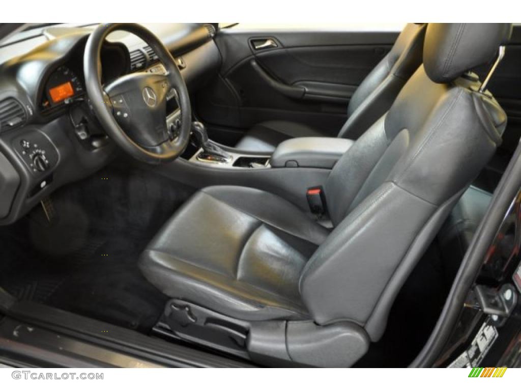 Charcoal Interior 2004 Mercedes-Benz C 230 Kompressor Coupe Photo #42131283