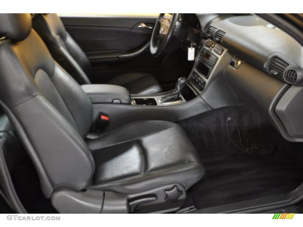 Charcoal Interior 2004 Mercedes-Benz C 230 Kompressor Coupe Photo #42131307