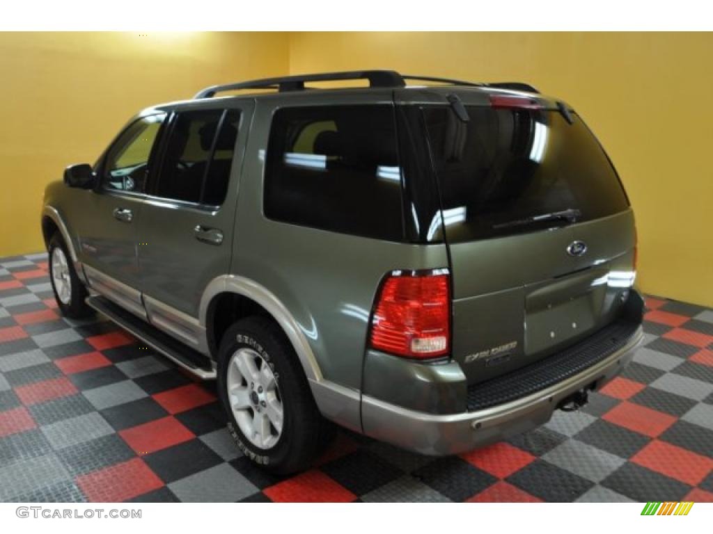 2004 Explorer Eddie Bauer 4x4 - Estate Green Metallic / Medium Parchment photo #3