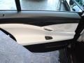 Ivory White/Black Nappa Leather 2010 BMW 5 Series 550i Gran Turismo Door Panel