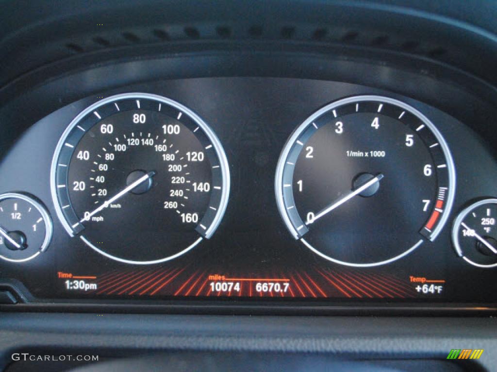 2010 BMW 5 Series 550i Gran Turismo Gauges Photo #42132019