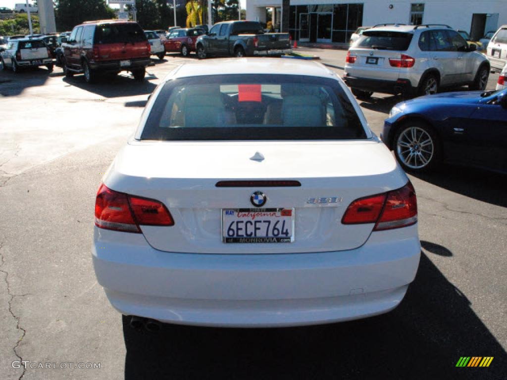 2008 3 Series 328i Convertible - Alpine White / Oyster photo #9