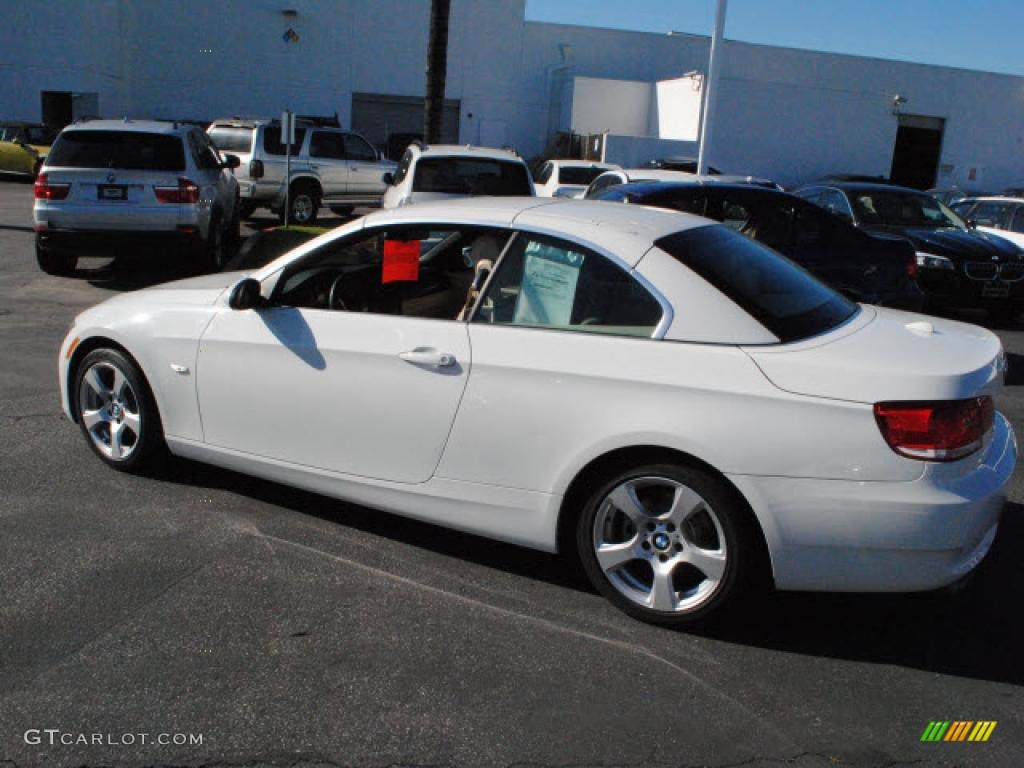 2008 3 Series 328i Convertible - Alpine White / Oyster photo #11