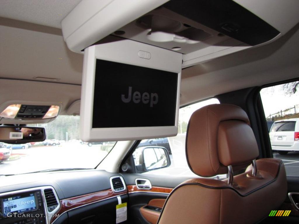 New Saddle/Black Interior 2011 Jeep Grand Cherokee Overland Photo #42134835
