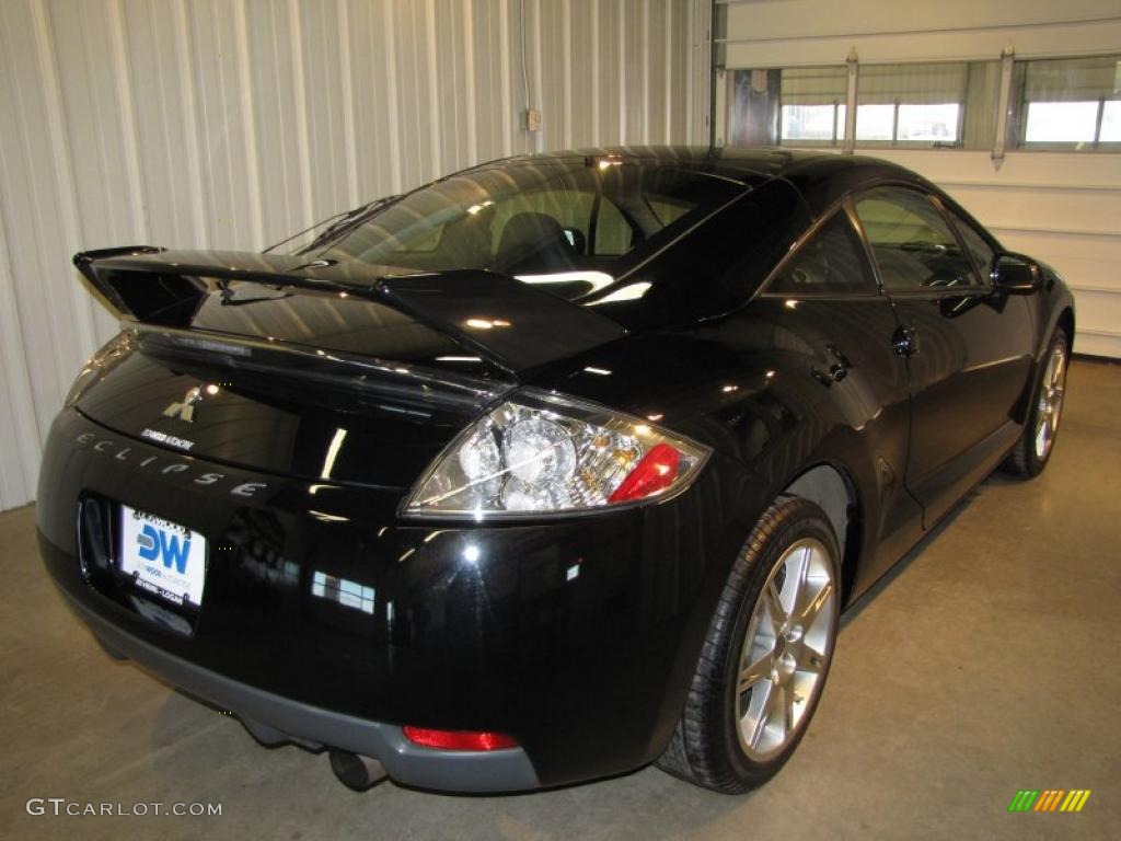 2008 Eclipse SE Coupe - Kalapana Black / Dark Charcoal photo #3
