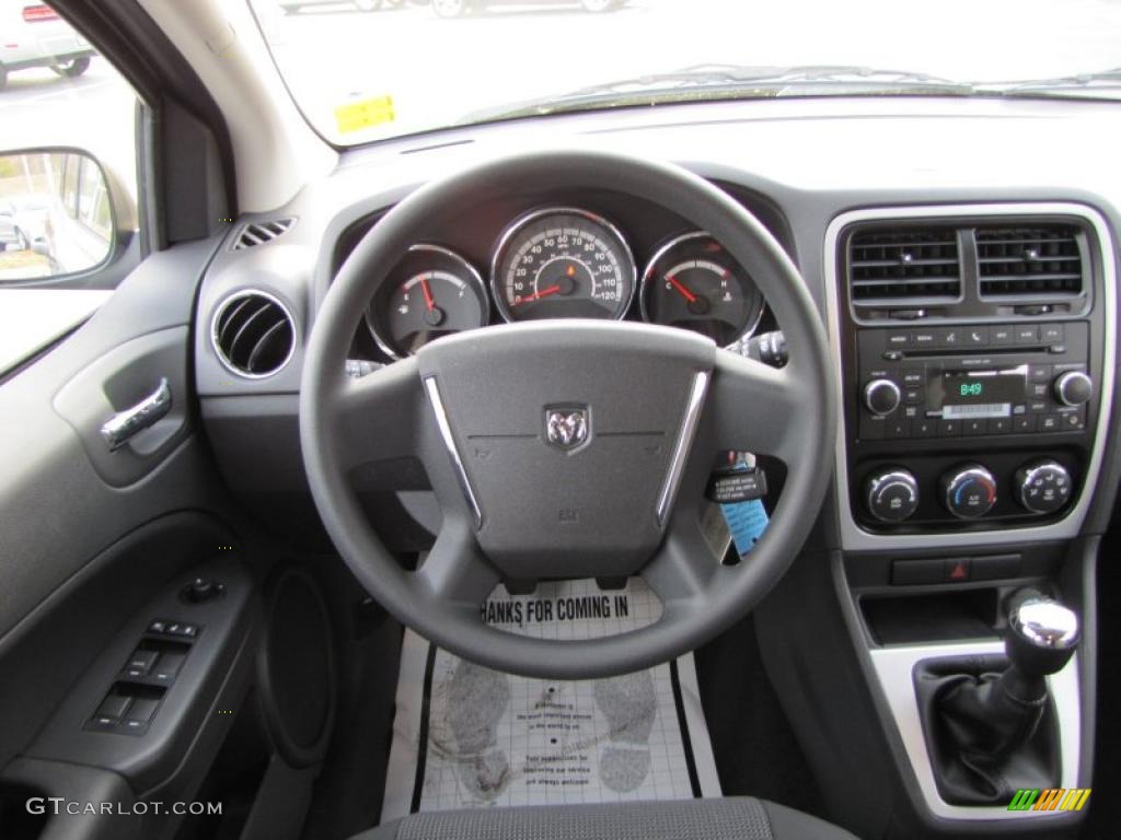 2011 Dodge Caliber Express Dark Slate Gray Dashboard Photo #42135440