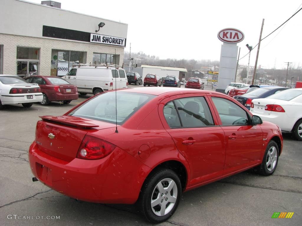 2006 Cobalt LS Sedan - Victory Red / Gray photo #3