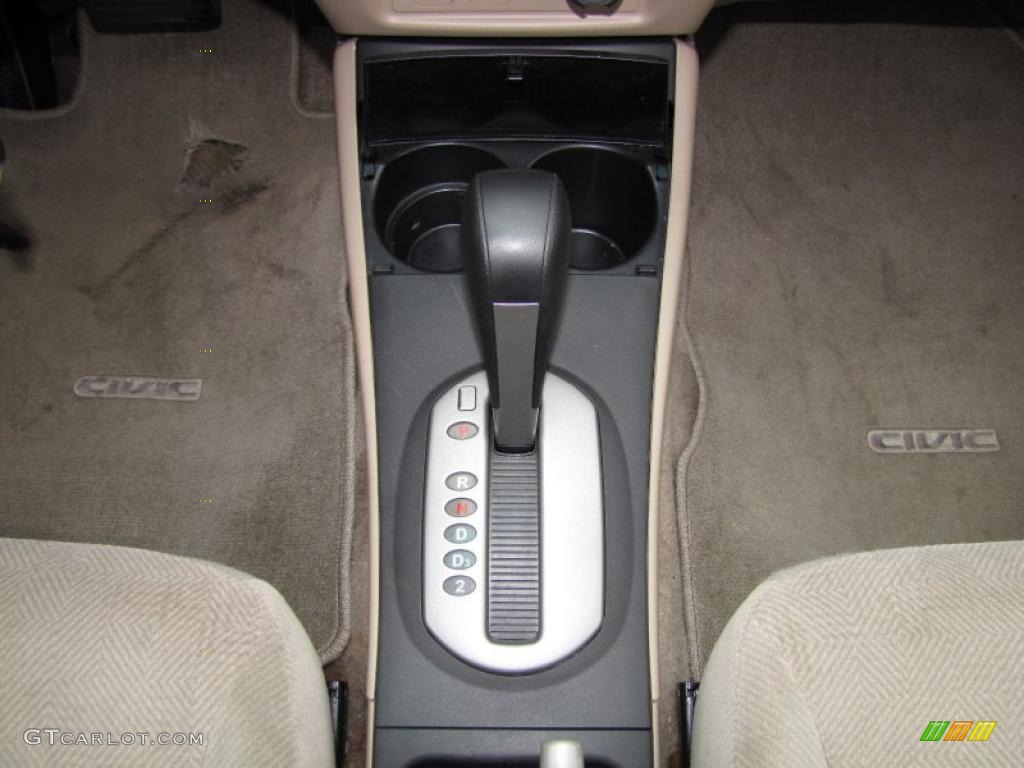 2002 Honda Civic LX Sedan 4 Speed Automatic Transmission Photo #42136471