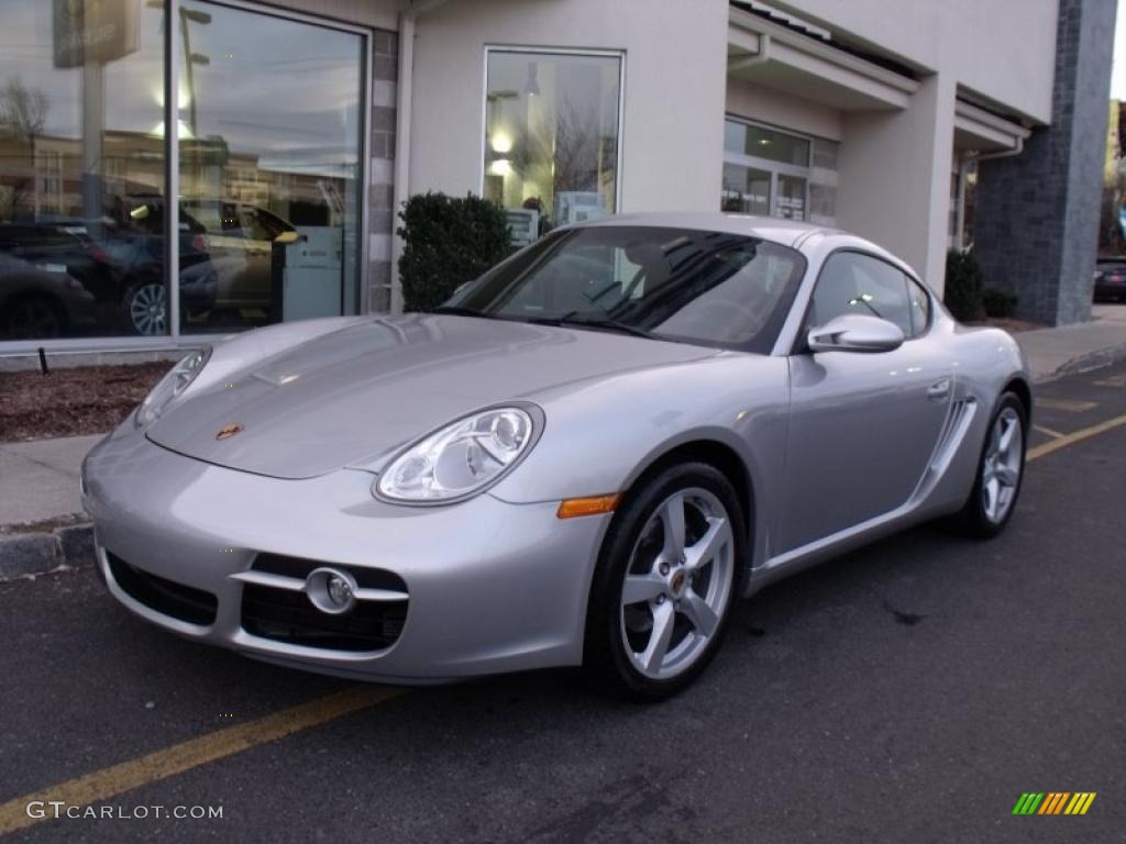 Arctic Silver Metallic 2007 Porsche Cayman Standard Cayman Model Exterior Photo #42136739