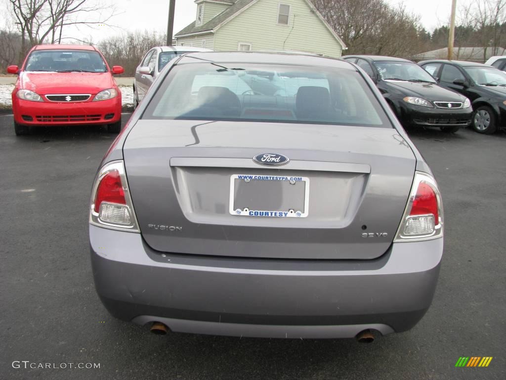 2007 Fusion SE V6 - Tungsten Grey Metallic / Charcoal Black photo #3