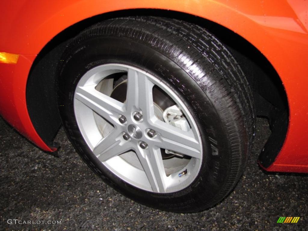 2010 Camaro LT Coupe - Inferno Orange Metallic / Black photo #20