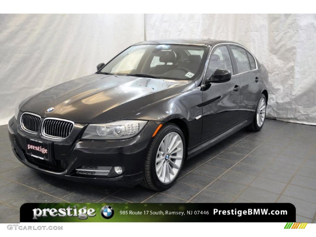 2011 3 Series 335d Sedan - Jet Black / Black photo #1