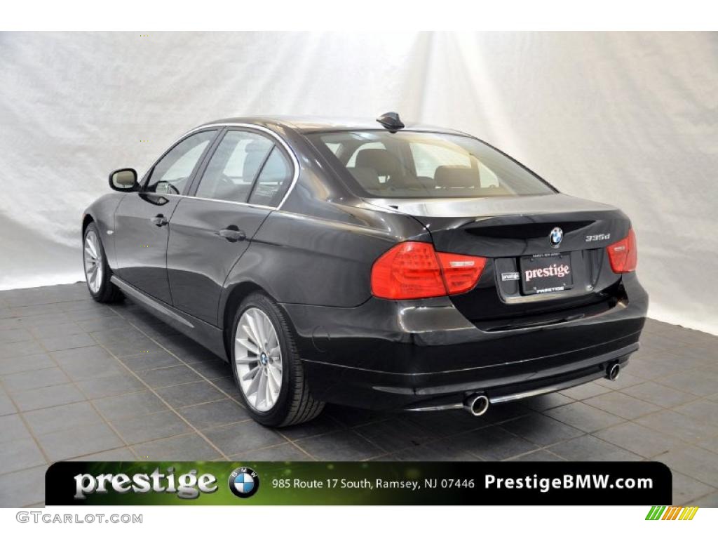 2011 3 Series 335d Sedan - Jet Black / Black photo #4