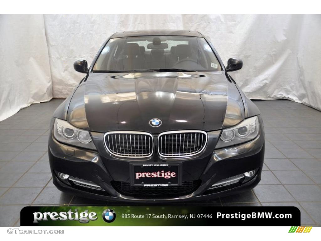 2011 3 Series 335d Sedan - Jet Black / Black photo #6