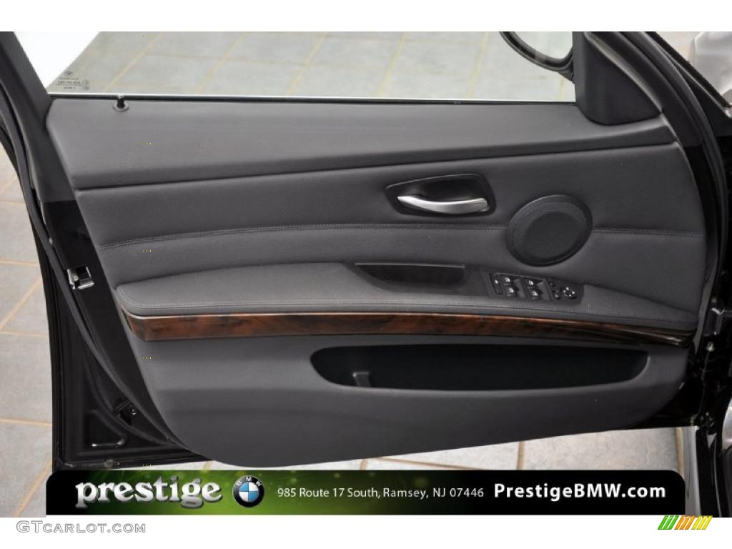 2011 3 Series 335d Sedan - Jet Black / Black photo #9