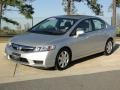 Alabaster Silver Metallic 2009 Honda Civic LX Sedan Exterior