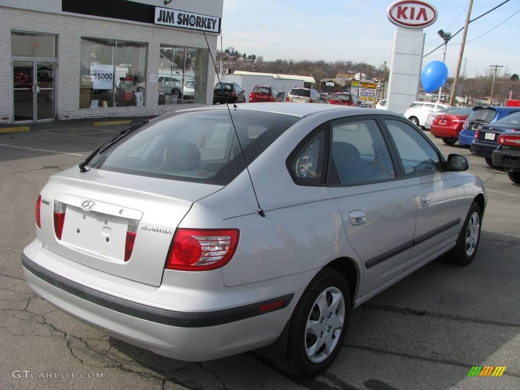 2006 Elantra GLS Hatchback - Sterling Silver / Gray photo #3