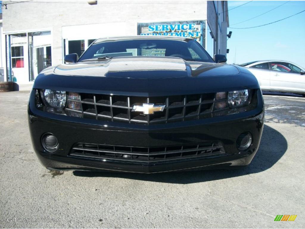 2011 Camaro LS Coupe - Black / Black photo #1