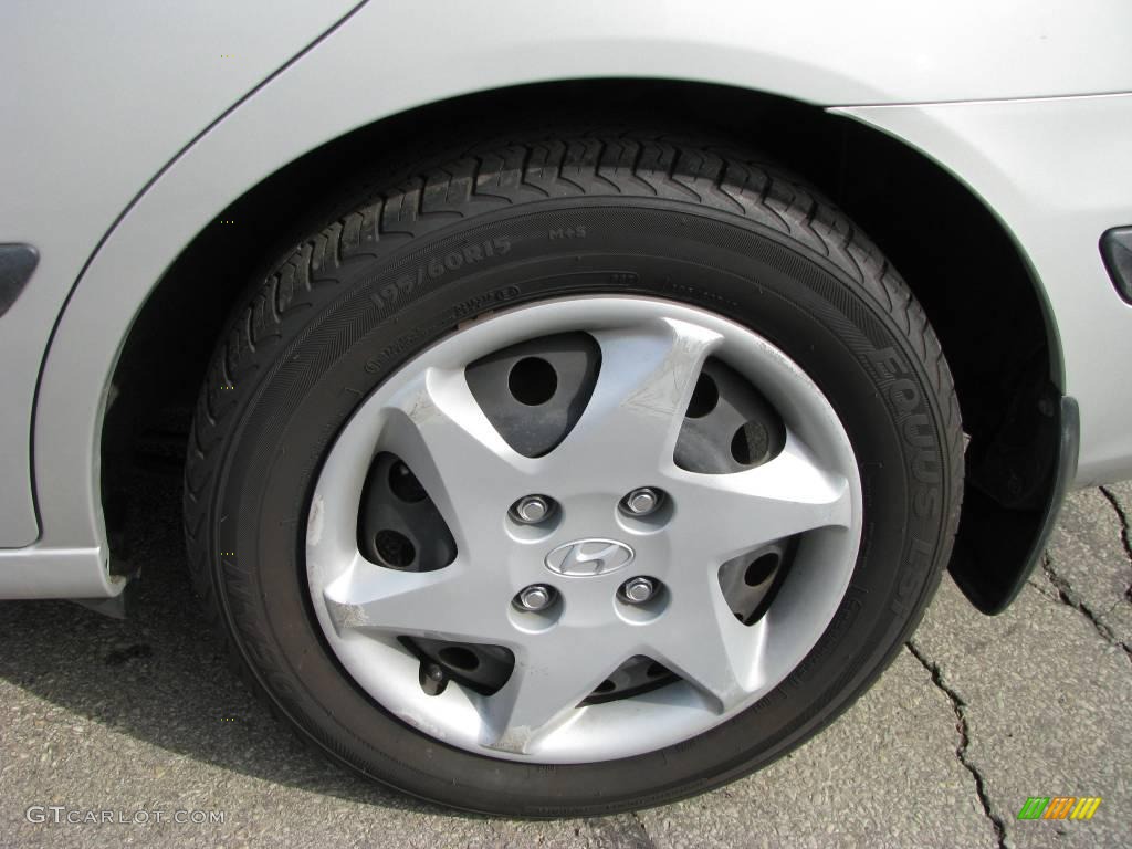 2006 Elantra GLS Hatchback - Sterling Silver / Gray photo #7