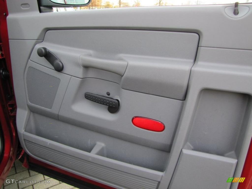 2007 Ram 1500 SLT Regular Cab 4x4 - Inferno Red Crystal Pearl / Medium Slate Gray photo #15