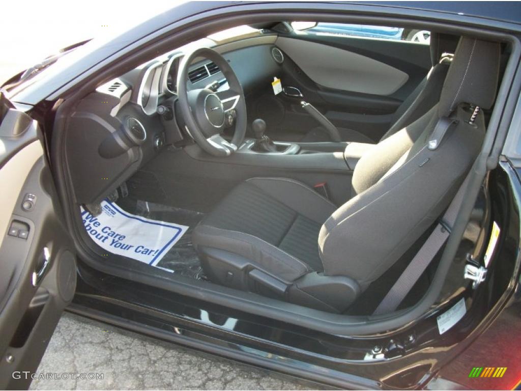Black Interior 2011 Chevrolet Camaro LS Coupe Photo #42142008