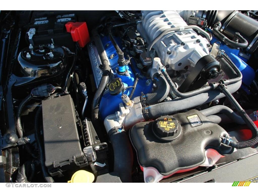 2011 Mustang Shelby GT500 SVT Performance Package Coupe - Ebony Black / Charcoal Black/Red photo #34