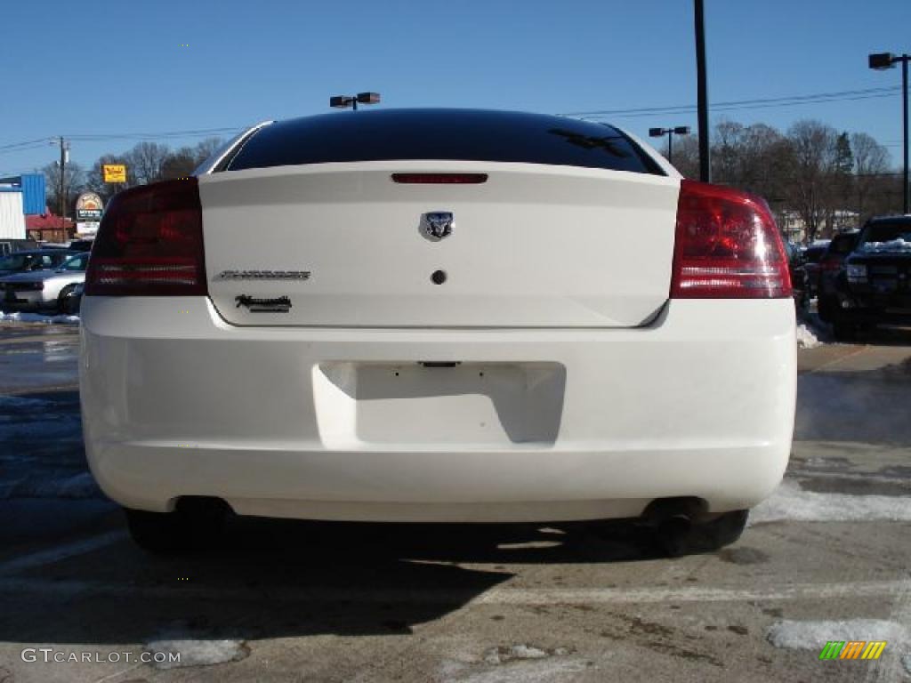 2007 Charger  - Stone White / Dark Slate Gray photo #4